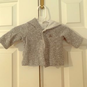 Baby Gap Newborn Grey Hoodie